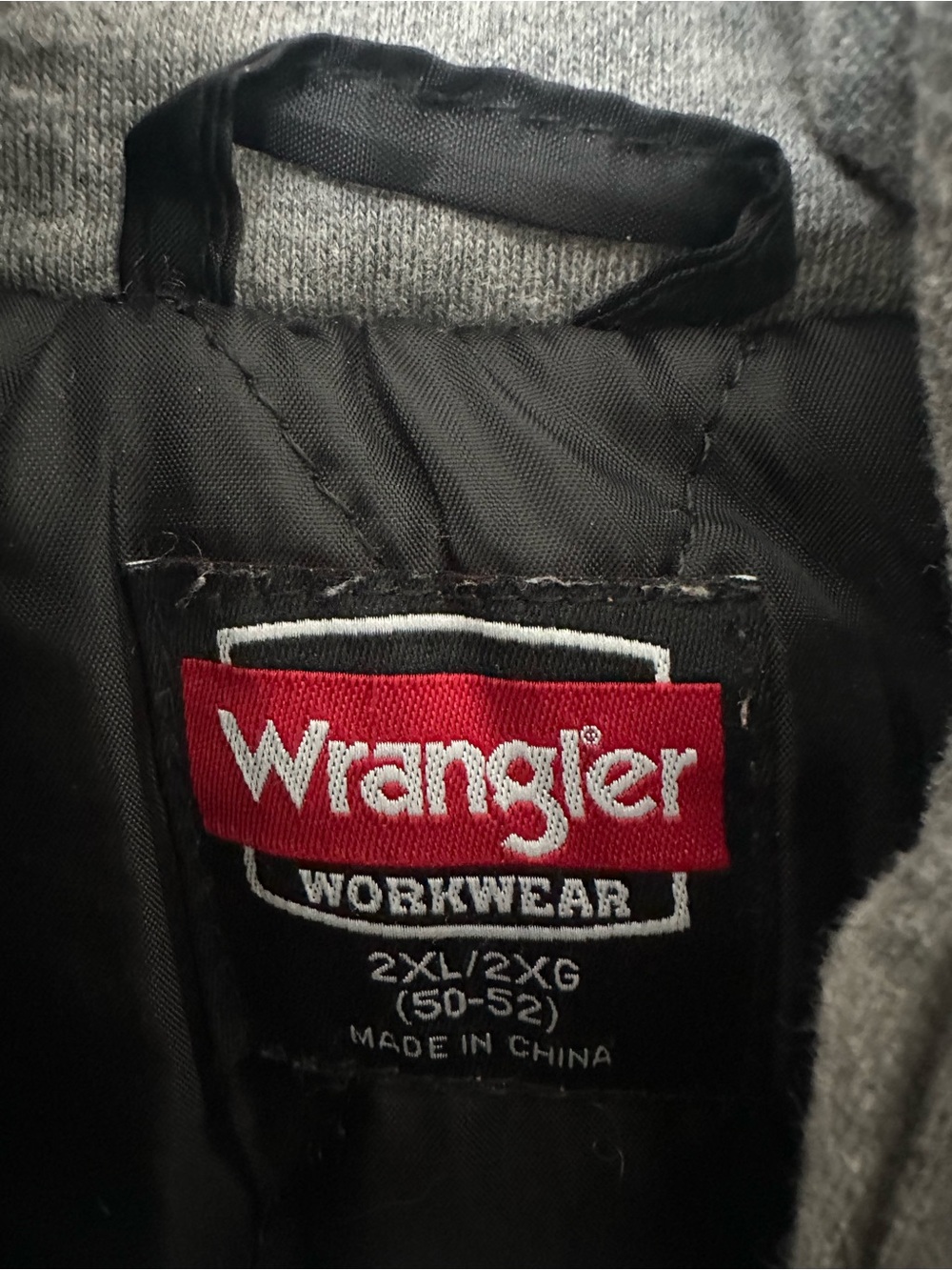 Wrangler Workwear Men’s 2XL Canvas Shirt Jacket | Hooded Brown Duck Work Coat - Picture 3 of 10